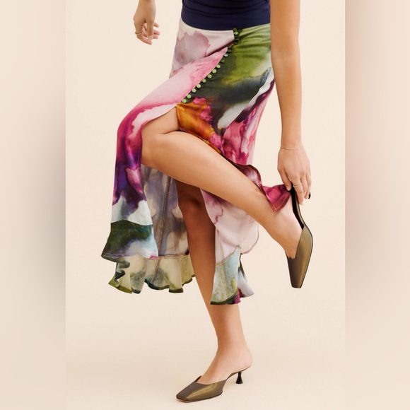 Anthropologie Bl-nk Tie-Dye Maxi Skirt Women’s M - Picture 7 of 13